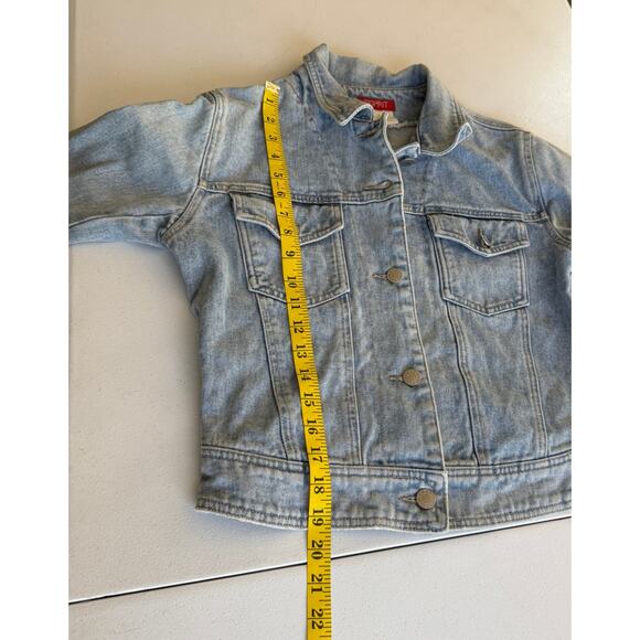 Esprit Denim Jacket Women Small Blue Long Sleeve Button Y2K Vintage Classic - Picture 5 of 8